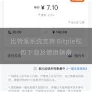 比特派系统支持 Bitpie钱包下载及使用指南