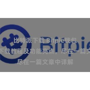 比特派下载 Bitpie钱包最新版本下载教程及功能亮点，尽在一篇文章中详解