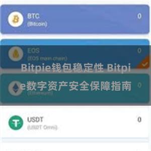 Bitpie钱包稳定性 Bitpie数字资产安全保障指南