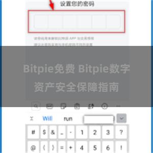 Bitpie免费 Bitpie数字资产安全保障指南