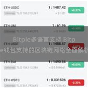 Bitpie多语言支持 Bitpie钱包支持的区块链网络全面解析