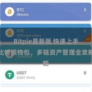 Bitpie最新版 快速上手比特派钱包，多链资产管理全攻略