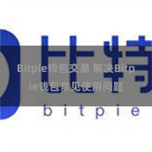 Bitpie钱包交易 解决Bitpie钱包常见使用问题