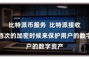 比特派币服务  比特派接收了多档次的加密时候来保护用户的数字资产